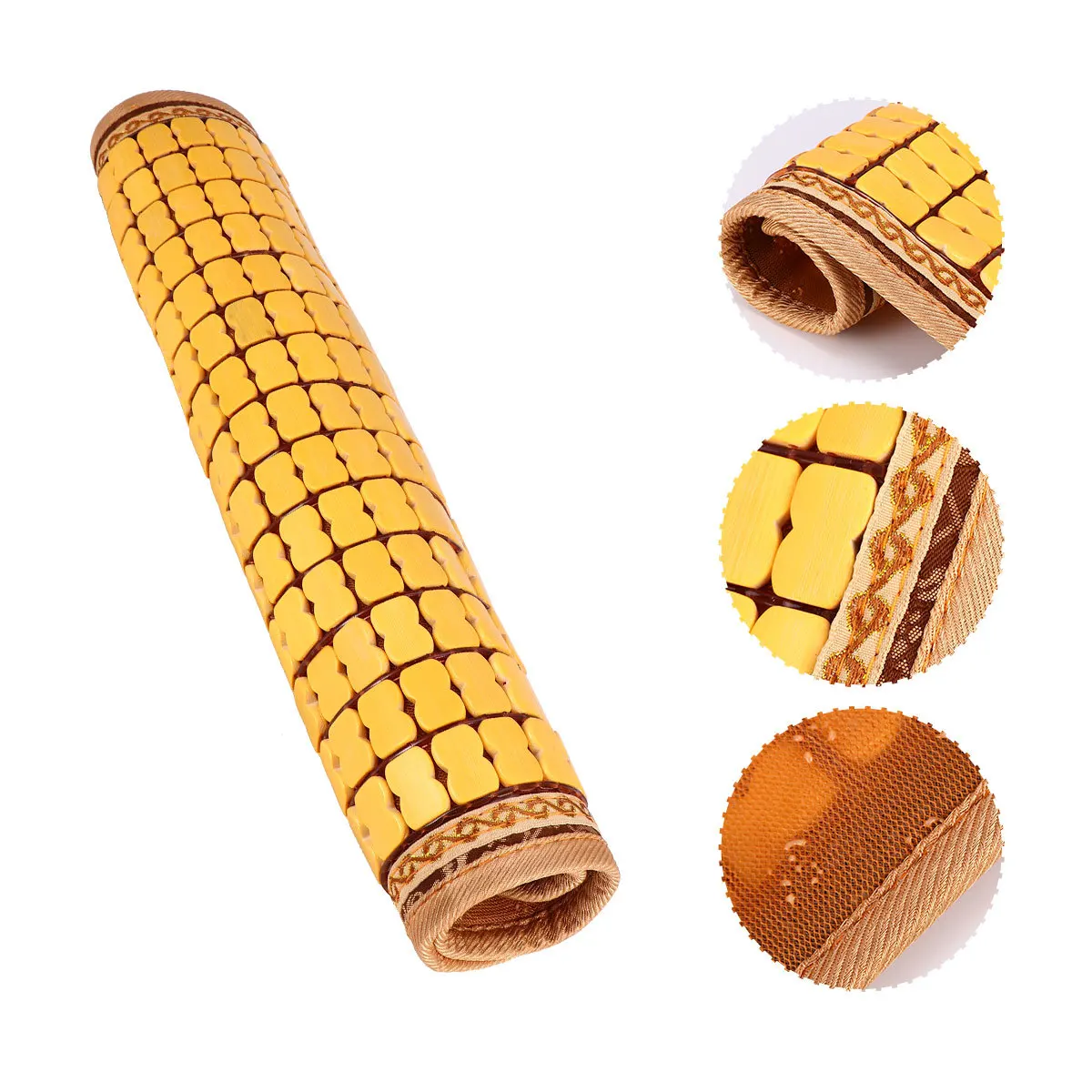 

1Pcs Bamboo Cooling Cushion Mat Breathable Non-Slip Seat Cover for Sofa Car Office Summer Cooling Seat Mat Bamboo Made Cushion