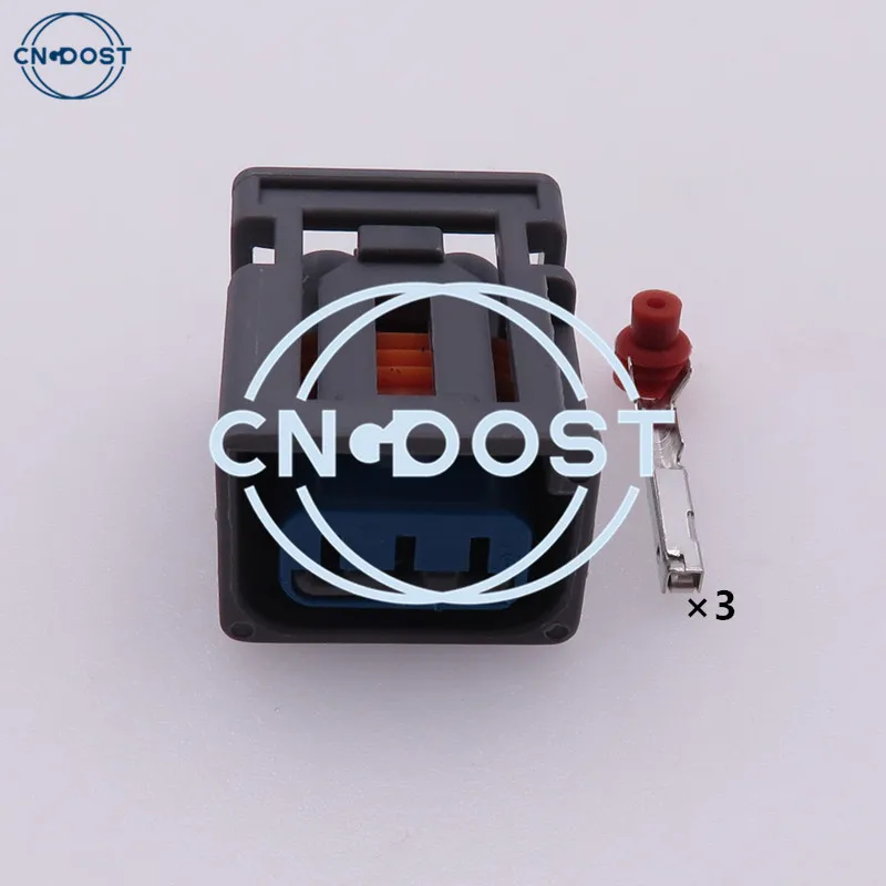 

1 Set 3 Pin 1W7T-14A464-MA Waterproof Automobile Ignition Coil Socket Plug Connector AC Assembly For Ford