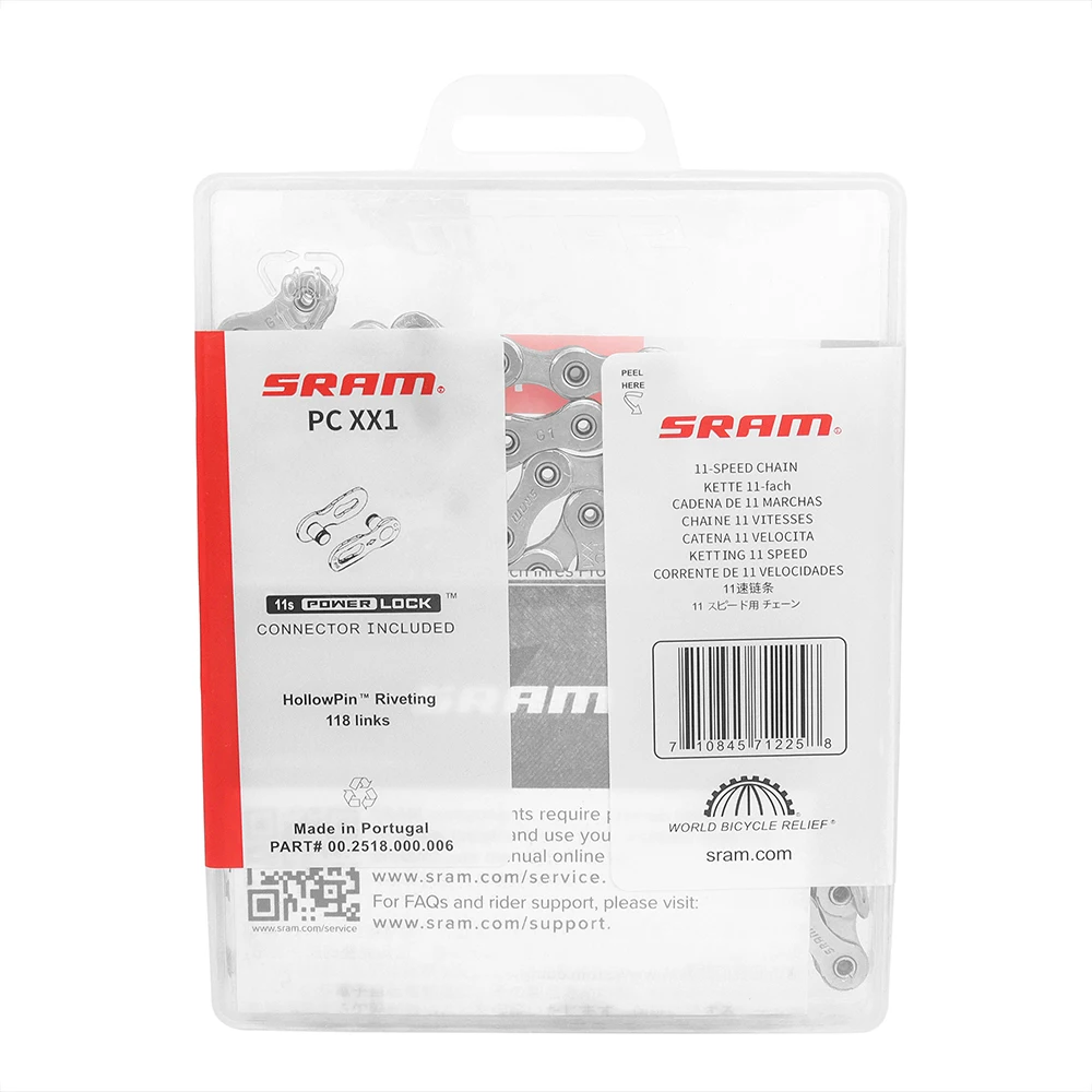 Sram Pc Xx1 Bike Ketting Voor Mtb Bike 11 Speed 1X11S 11V Holle Pin Power-Link 118 Schakels Fietskettingen Originele Onderdelen