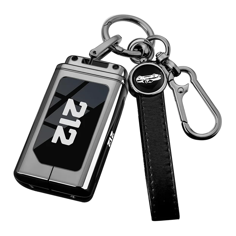 Zinc Alloy for BAIC Baw Beijing 212 T01 2024 2025 2026 Key Fob Case Remote Keychain Bag Shell Holder Cover Car Accessories