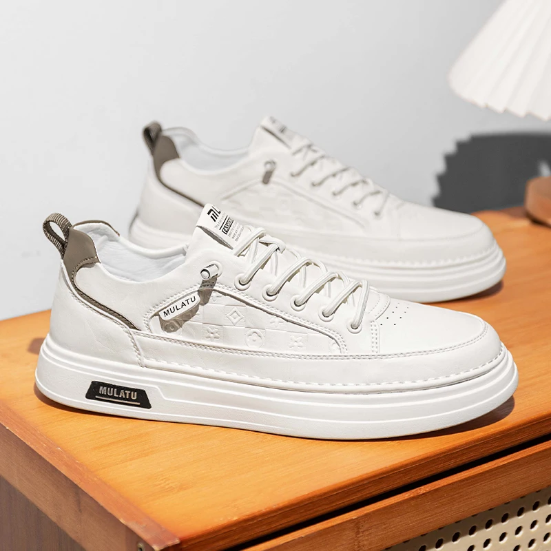 

2025 Men's New Autumn White Sneakers - Breathable Casual Shoes, Couple Style, Trendy & Best Selling