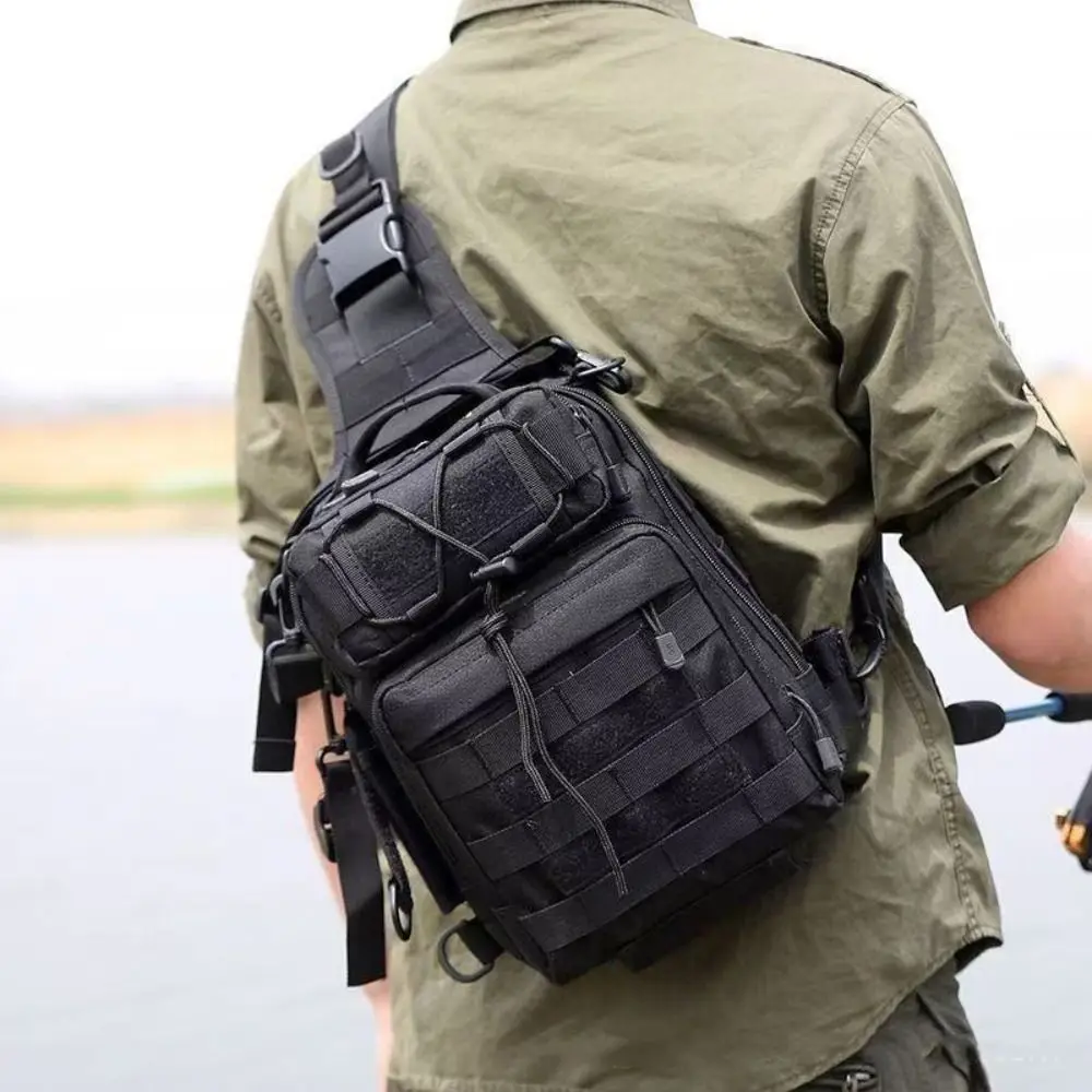 Bolsa cruzada impermeable Oxford de gran capacidad para pesca - imagen 5
