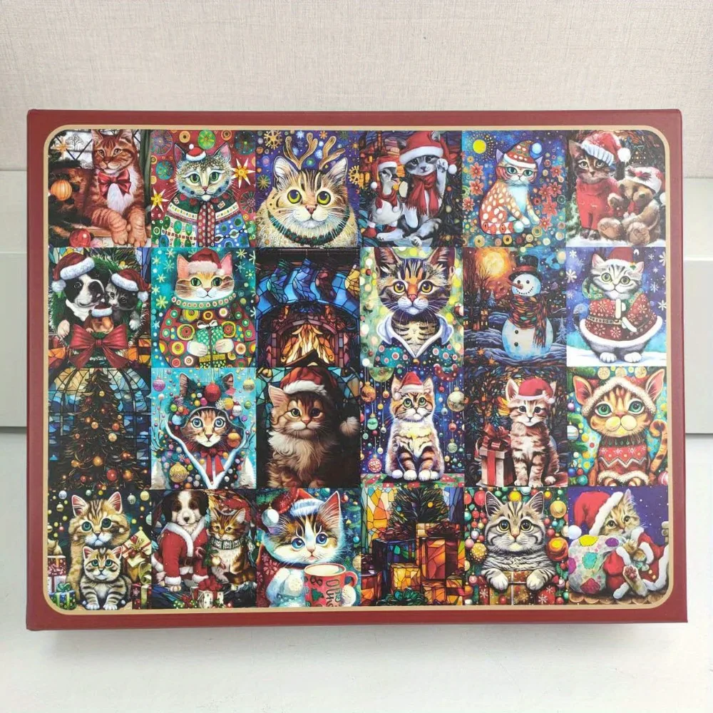 

Advent Calendar Christmas Jigsaw Puzzle 24 Days Christmas Countdown, Xmas Gift, Home Decoration