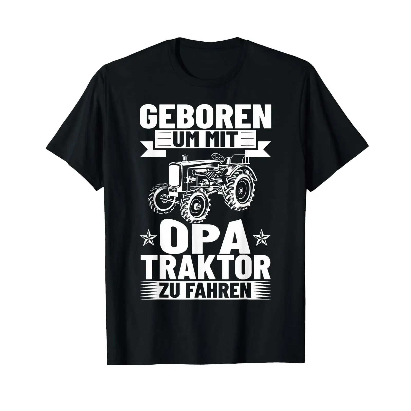 Agricultural Machinery Mechanic Grandpa Tractor Driving Driver T Shirt vintage Washed Breathable Slightly Unisex Stretched