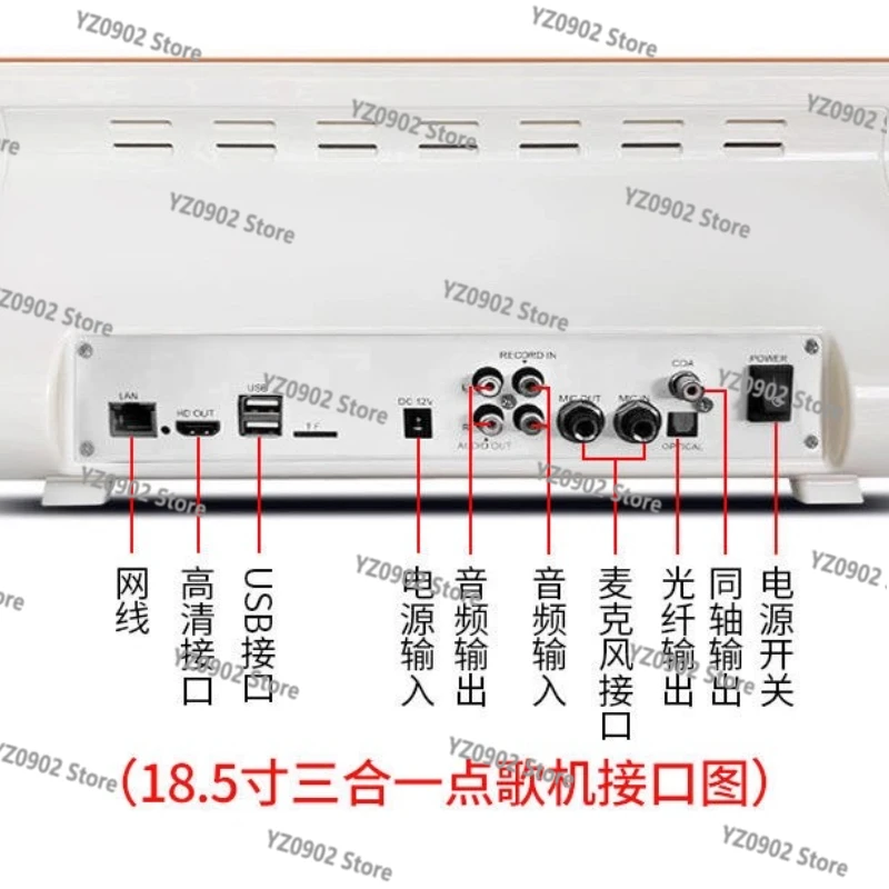 

Домашнее караоке «все в одном»: 16-язычный сенсорный экран для заказа песен, полный звуковой пакет