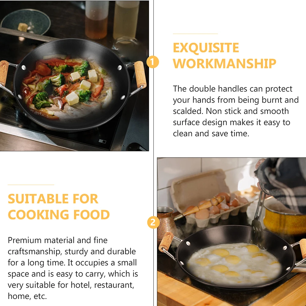 

Stainless Steel Dry Pot with Double Handles Thickened Cooking Pot for Soup Noodles Seafood Household Kitchen Cookware