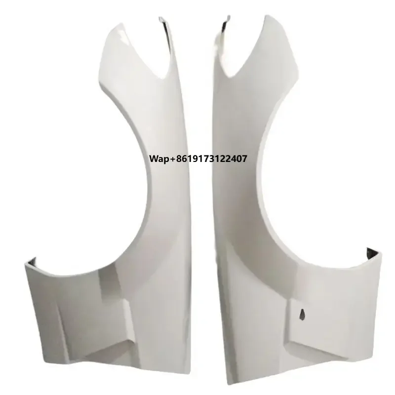 For 2005-2013 Corvette C6 Z06 Racing Style 50mm Wider Front Fender (Pair) FRP Glass Fiber