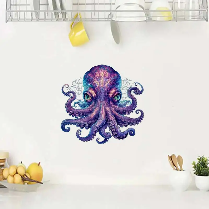 Mysterious Octopus Marine Animal Furniture Wall Stickers for Bedroom Living Room Decor Nursery Home Decoration Wall Decals S351