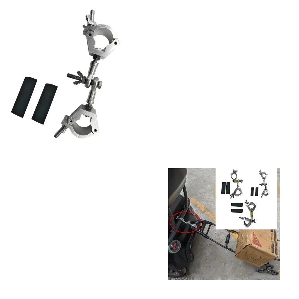 XA6H Trailer Coupler for Bike Cargo Transport, Metal Clamp-Based Towing Link for Cart or Trailer Connection Tasks Daily