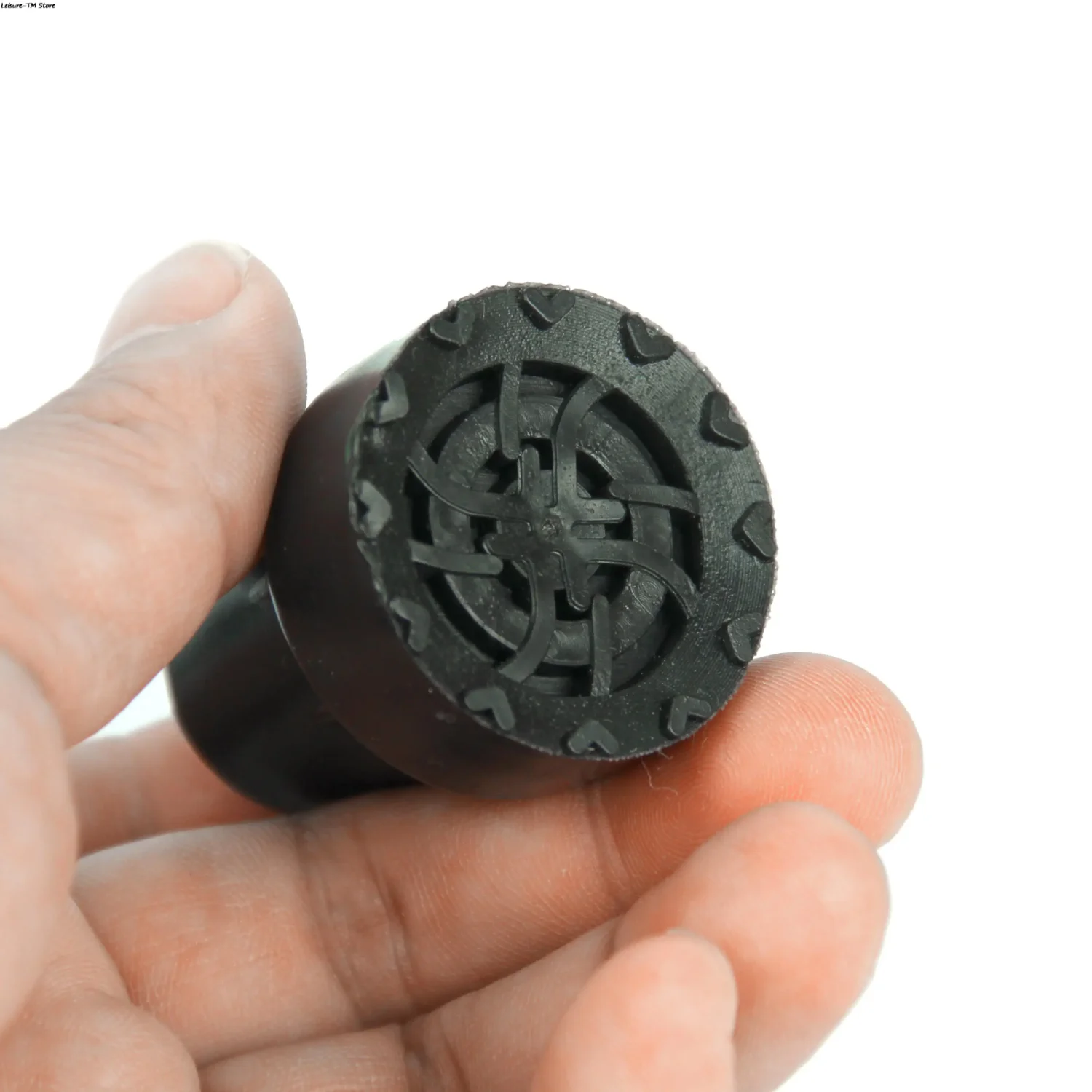 

19mm Rubber Walking Hiking Black Sticks 1Stick-slip mat Cover Tips Crutch Pad Rubber Heavy Duty Metal Ferrule End Bottom leg