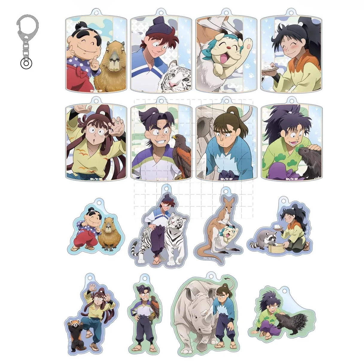 

Игра Ayabe Kihachiro Fukutomi Shinbei Settsu no Kirimaru Inadera Rantaro брелок кукла аниме акриловый брелок кулон для подарка