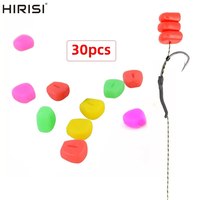 Hirisi 30 Piece Pop-Up Corn Carp Fishing Bait Soft Artificial Carp Baits Corn Fishing Lures Multicolor