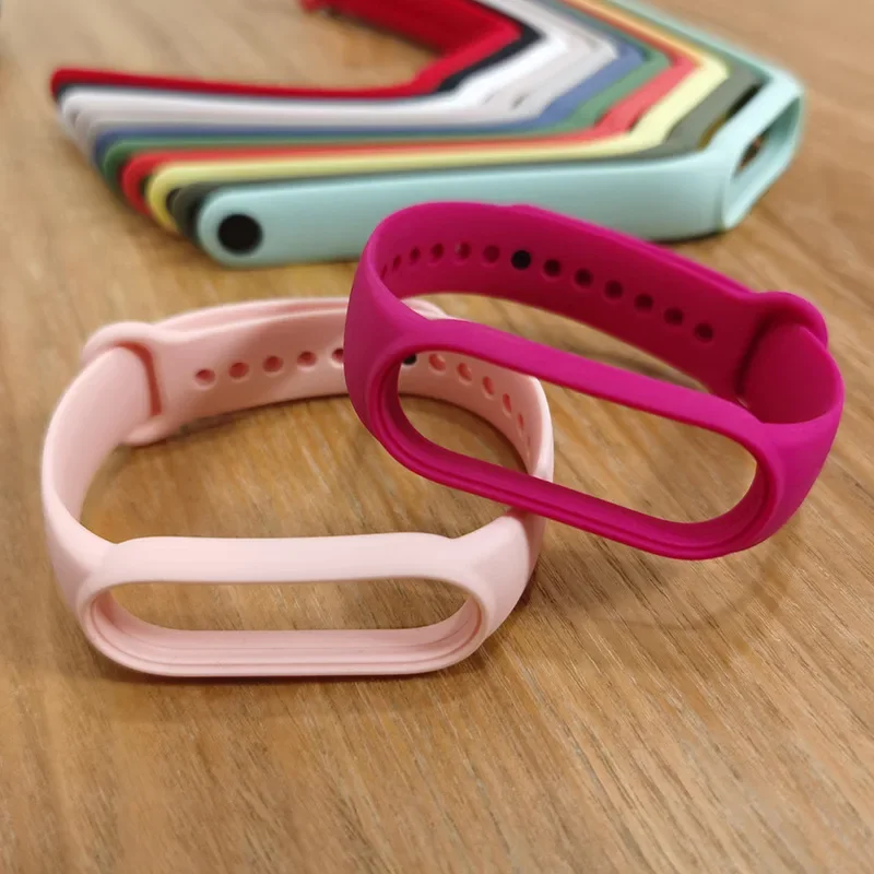 Cinturino di ricambio per Xiaomi Mi Band 5/6 Smart Bracciale in morbido silicone per Mi Band 3/4 Cinturino da polso colorato e confortevole