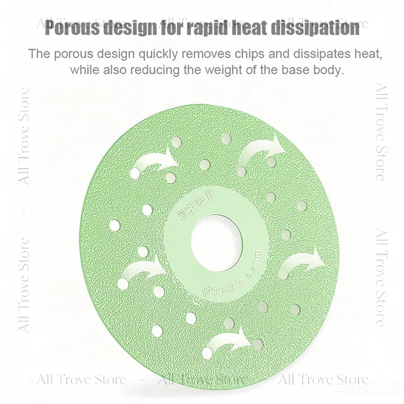 Super Thin Cutting Disc 4inch/100mm Diam For Porcelain Glass Ceramic Tile Marble Diamond Saw Cutting Blade For 100 Angle Grinder - view 4