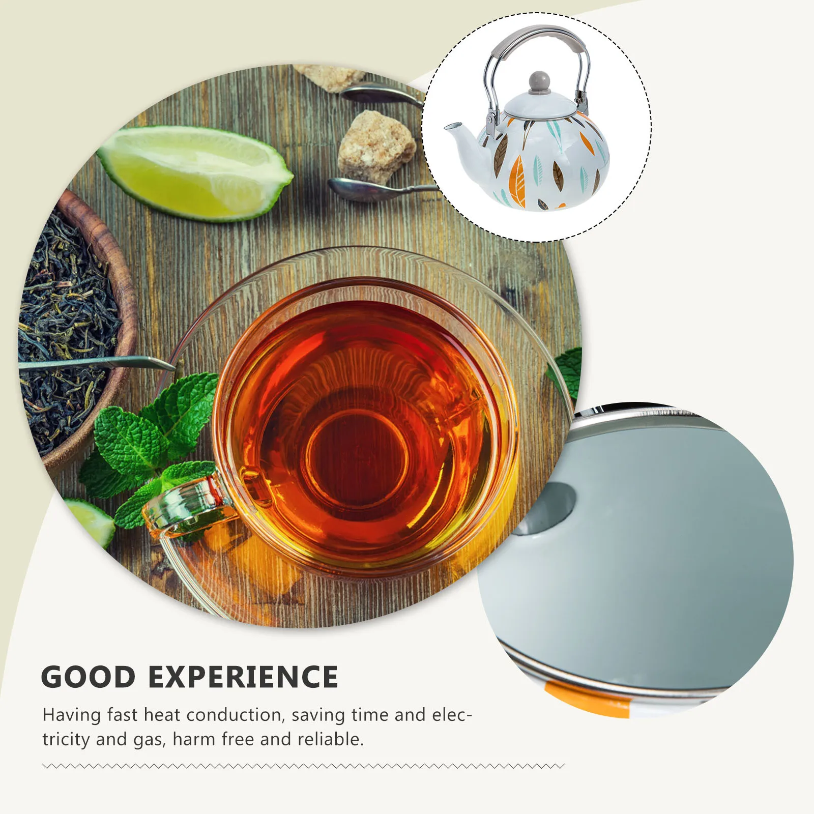 

Бытовой эмалированный чайник, коррозионностойкий теплопроводящий чайник с плитой для приготовления пищи, газовая индукционная плита