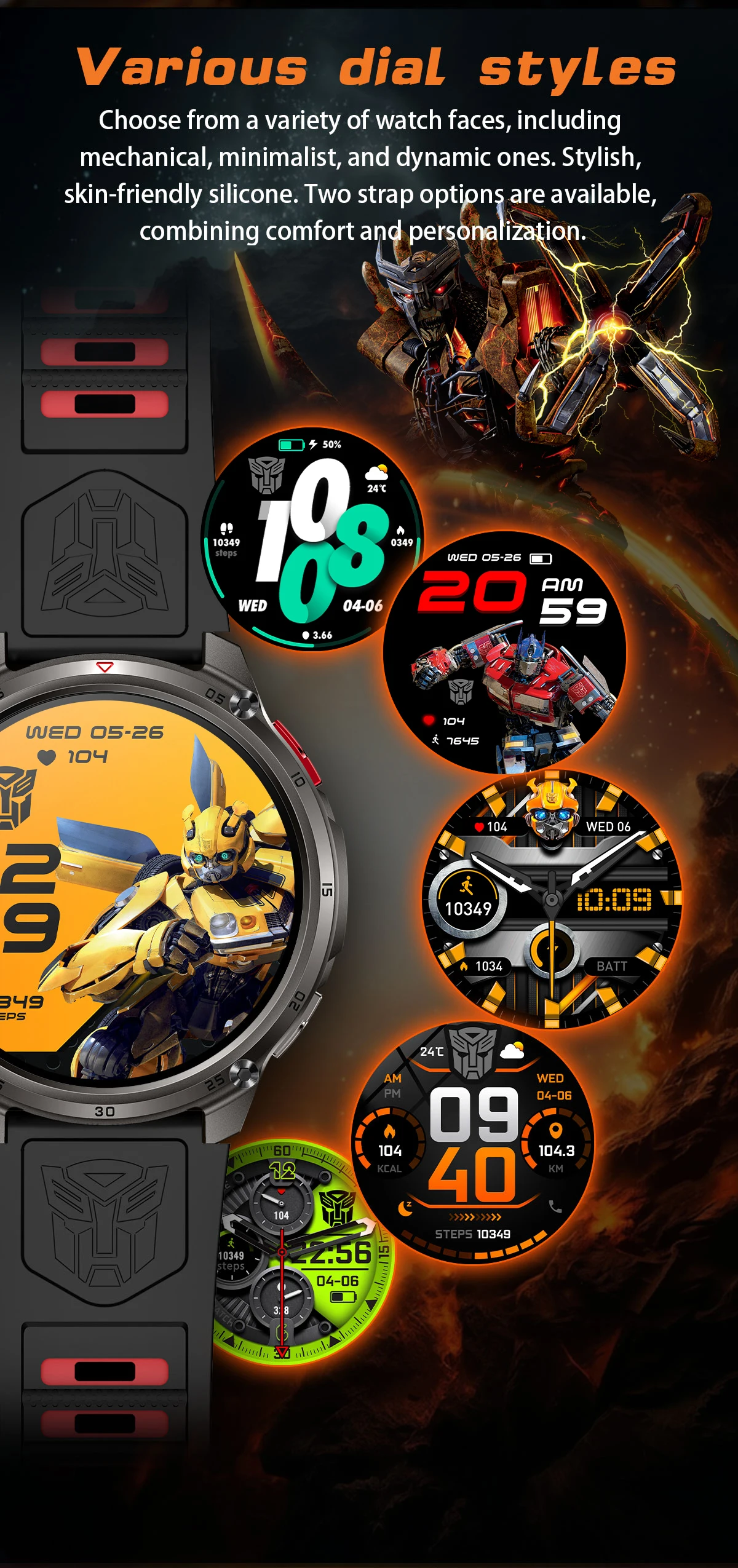 2026 Neue T-RX5 1200mAh Akku Smartwatch für Herren 1,7" HD-Bildschirm Kompass Taktische Taschenlampe IP68 Wasserdicht BT-Anruf Militäruhr – Detail 11