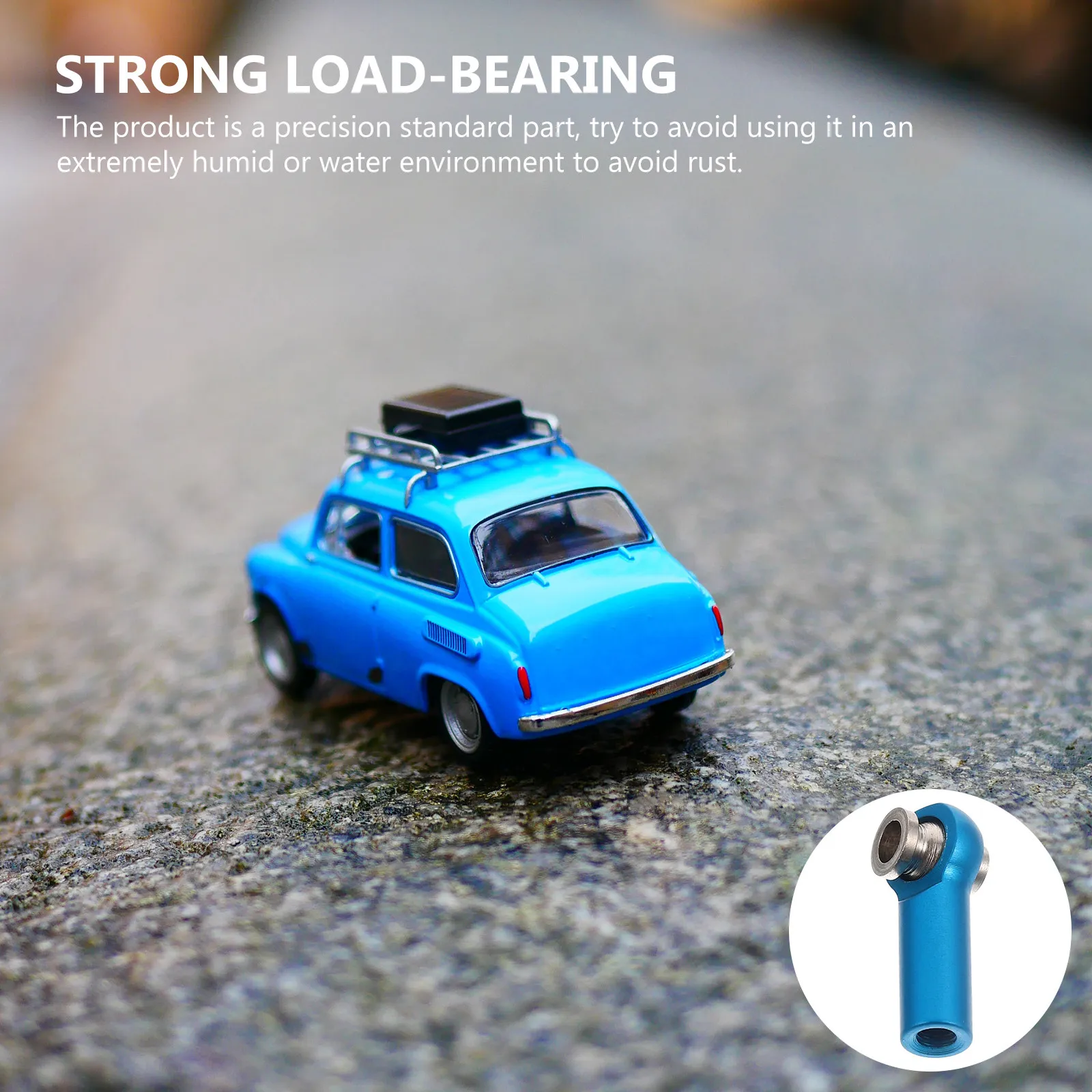 

10Pcs Aluminum Alloy Tie Rod Ball Head Link Rod Joint Durable Ball Joint Head Telecar Parts Car Toy Parts Telecar Accessories