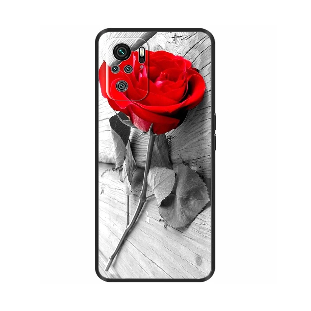 Case For Redmi Note 10 Case For Xiaomi Redmi Note 10 pro Note 10S Soft TPU Silicone Back Cases on Redmi Note 10s Bumper Cover
