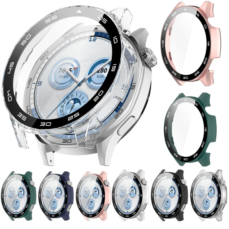 PC สําหรับ Huawei Watch GT5 46 มม.นาฬิกาป้องกันหน้าจอนาฬิกาสมาร์ทฝาครอบกันชนขนาดอุปกรณ์เสริมกรอบ