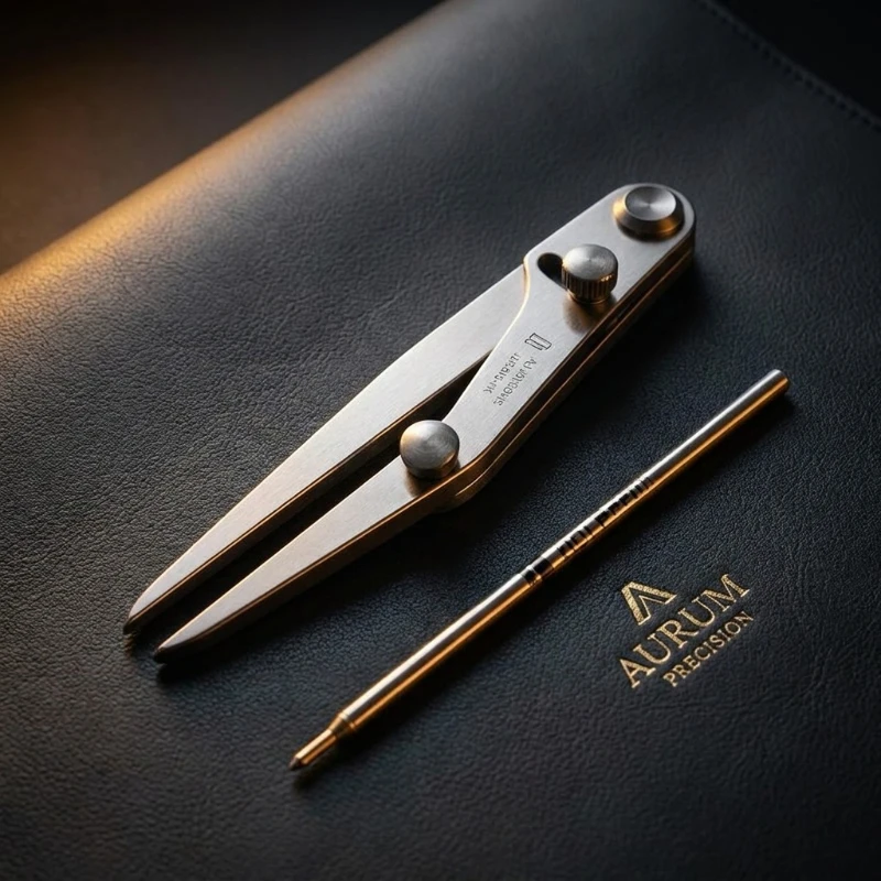 

New Multifunctional Leather Scriber,Stainless Steel Spacing Gauge,DIY Manual Leather Products Lineation Marking Auxiliary Tools