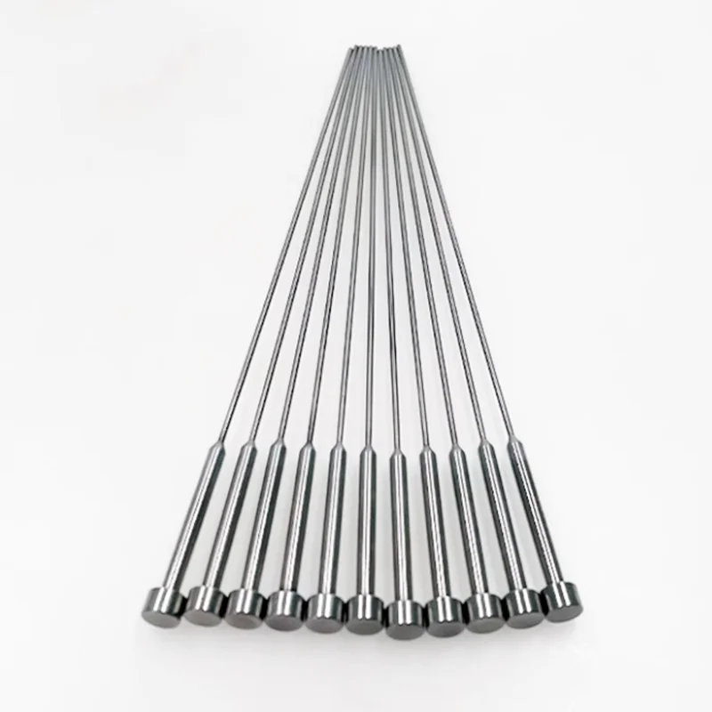 10PCS SKD61 Stepped Ejector Pin 50-56HRC Two-Stage Plastic Mold Push Rod Injection Molding