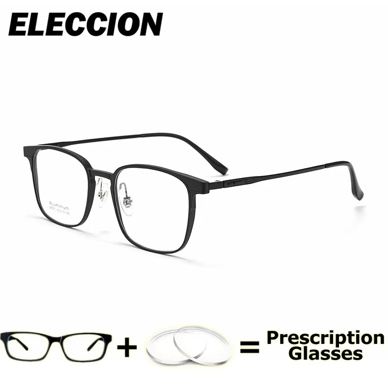 

ELECCION Prescription Lenses Presbyopia Myopia Reading Glasses Frame Women Men Titanium Flexible Optical Eyewear Multifocal