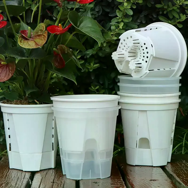 Water Storage Flowerpot Bonsai Basin Butterfly Orchid Breathable Hydroponic Pot Self Absorbing Basin Gardening Planting Tool
