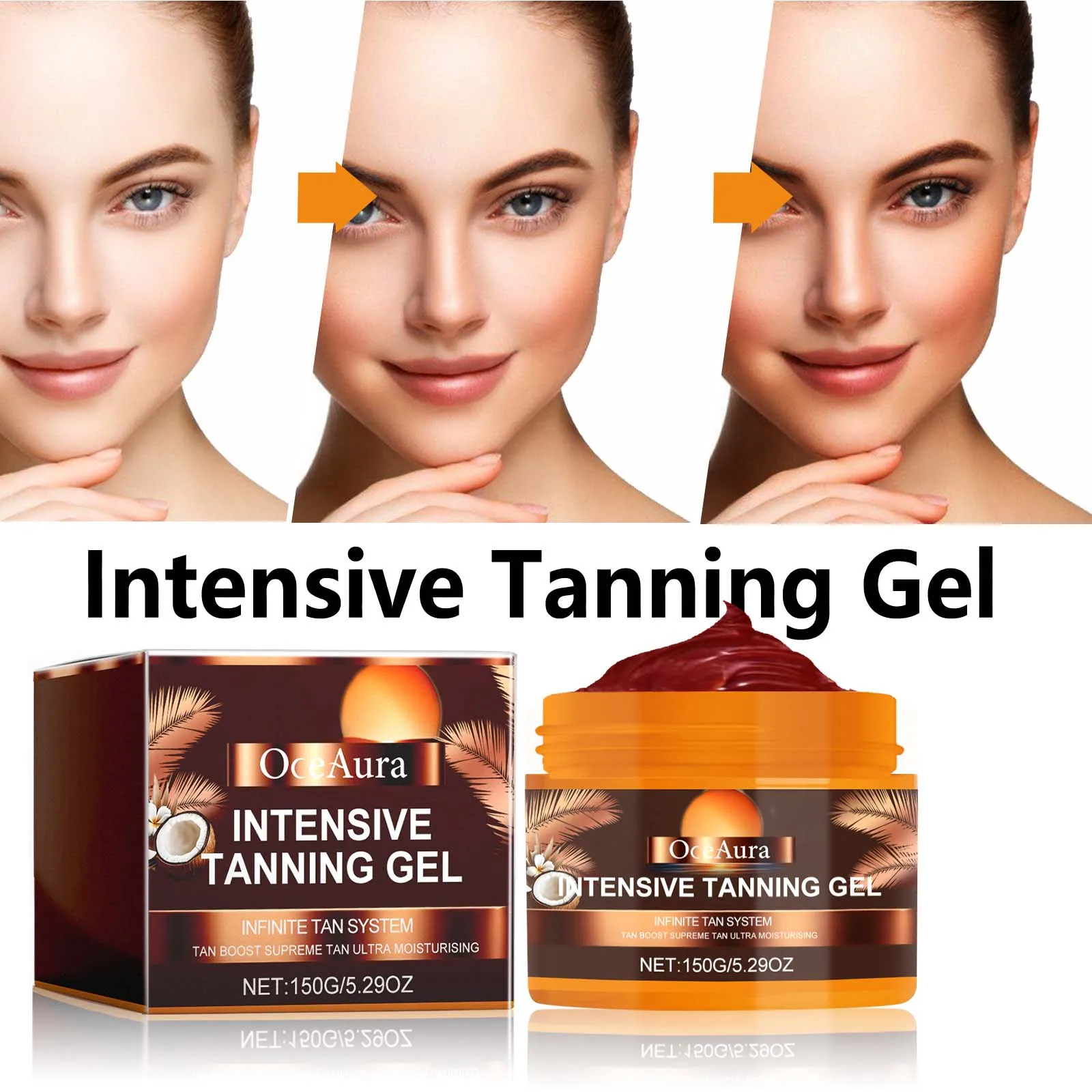 

Body Tanning Cream Tanning Gel Anti Drying Moisturize Skin Isolate Uv Prevent Sunburn Body Self Tanner Shine Brown Tanning Cream
