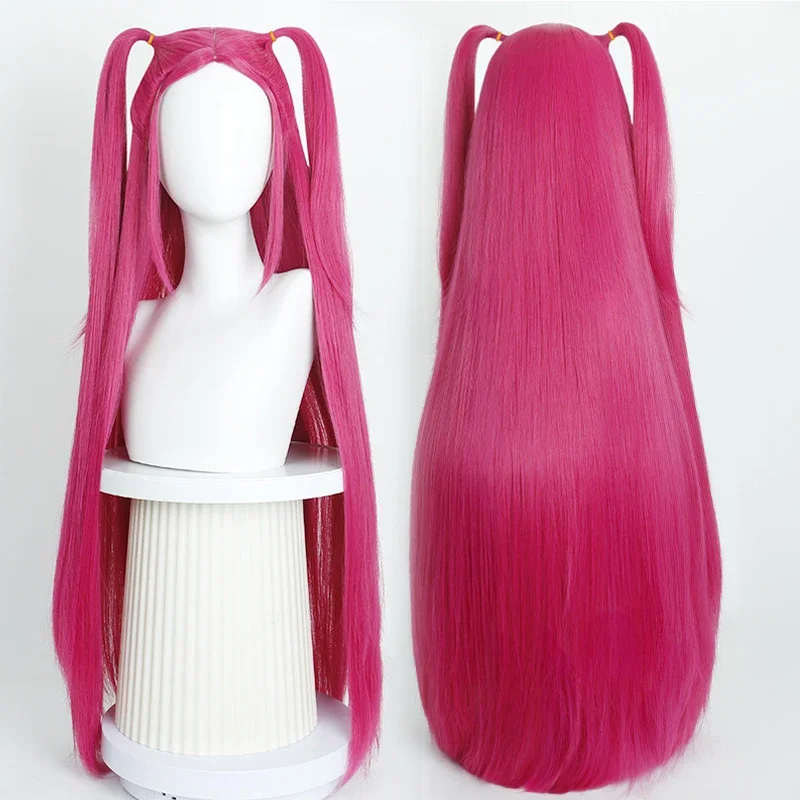 

Movie Kpop Cosplay Wig Demon Hunters Purple Black Red Long Hair Heat Resistant Synthetic Wigs Carnival Props