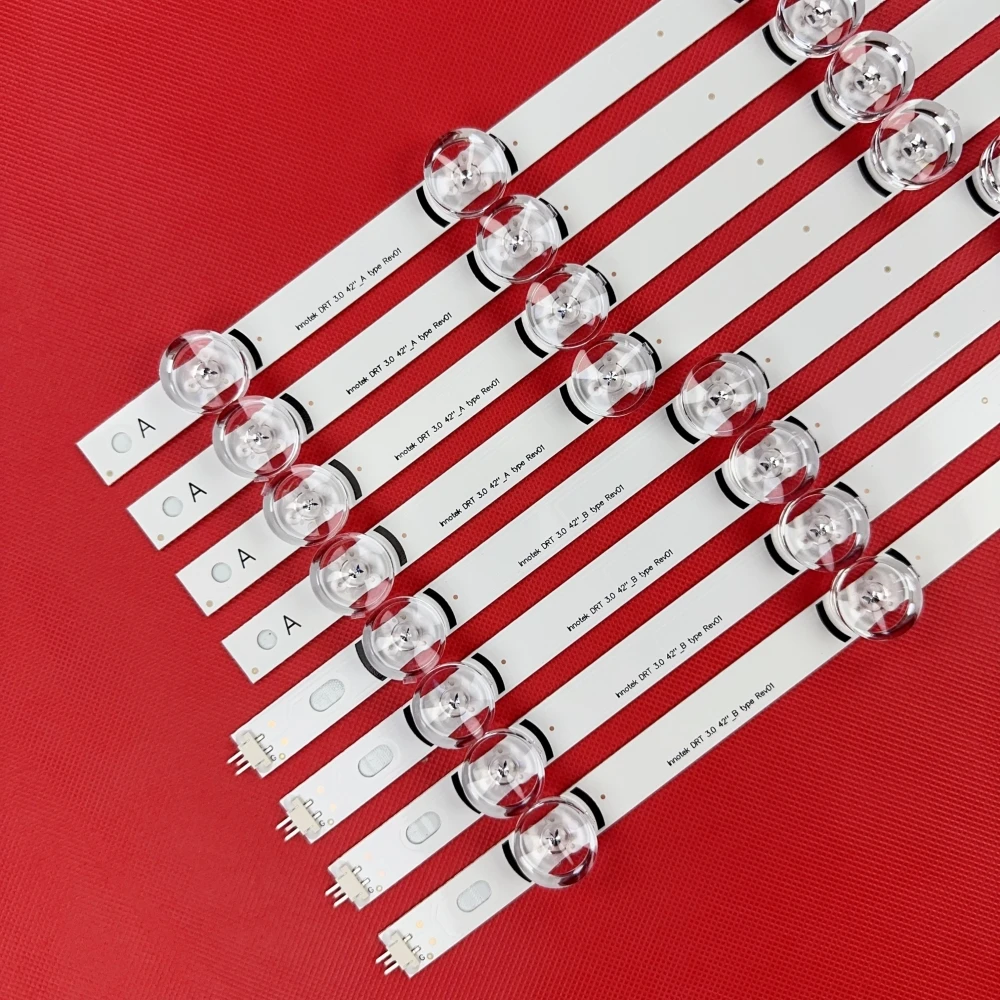 100%NEW LED Strips for  42LB5800 42LB5700 42LF5610 42LF580V LC420DUE FG panel DRT 3.0 42 A/B type 6916L-1709B 6916L-1710B