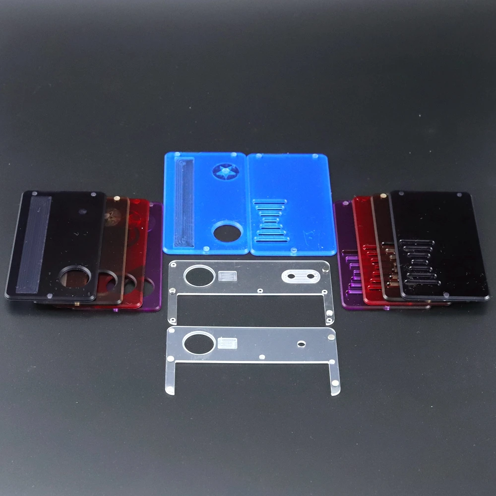 Acrylic Corlorful Front/Back/Middle Doors Panels Cover Replacement Kit For DotAio V1/v2/Lite