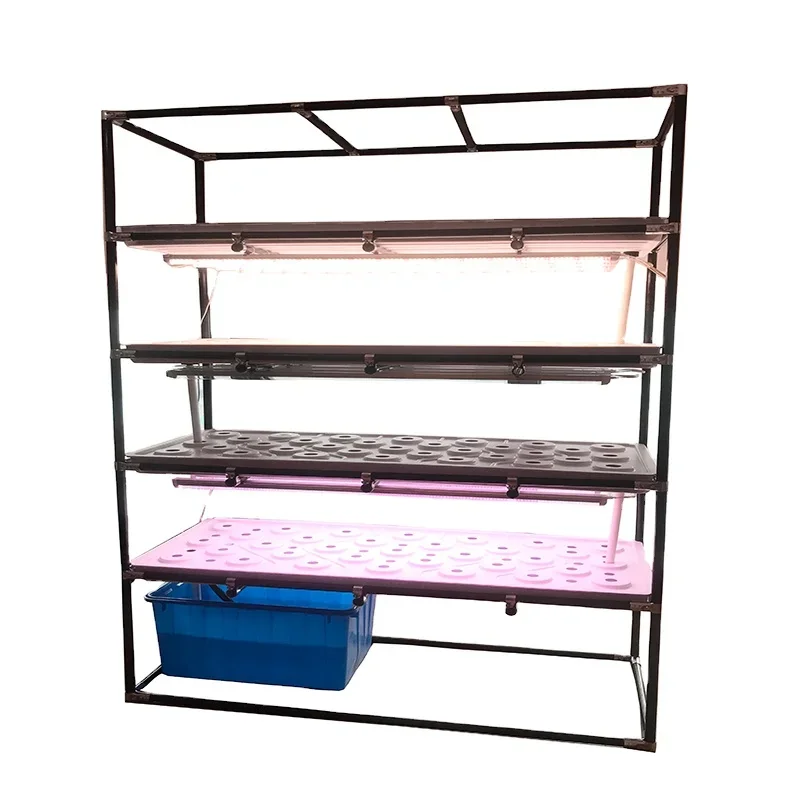 Cheap high quality planting mushroom racks growing tray vertical shelves