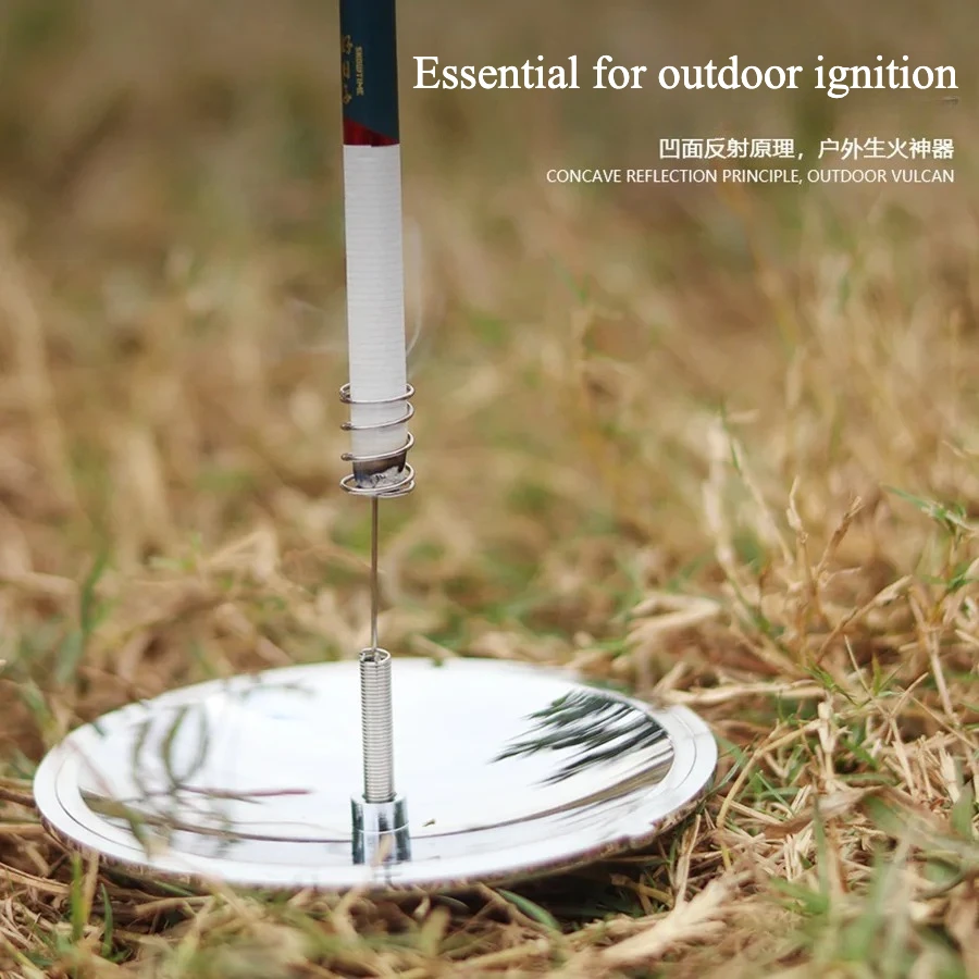 ソーラーイグナイター屋外登山キャンプ荒野サバイバルポータブルソーラーストーブファイヤーライター