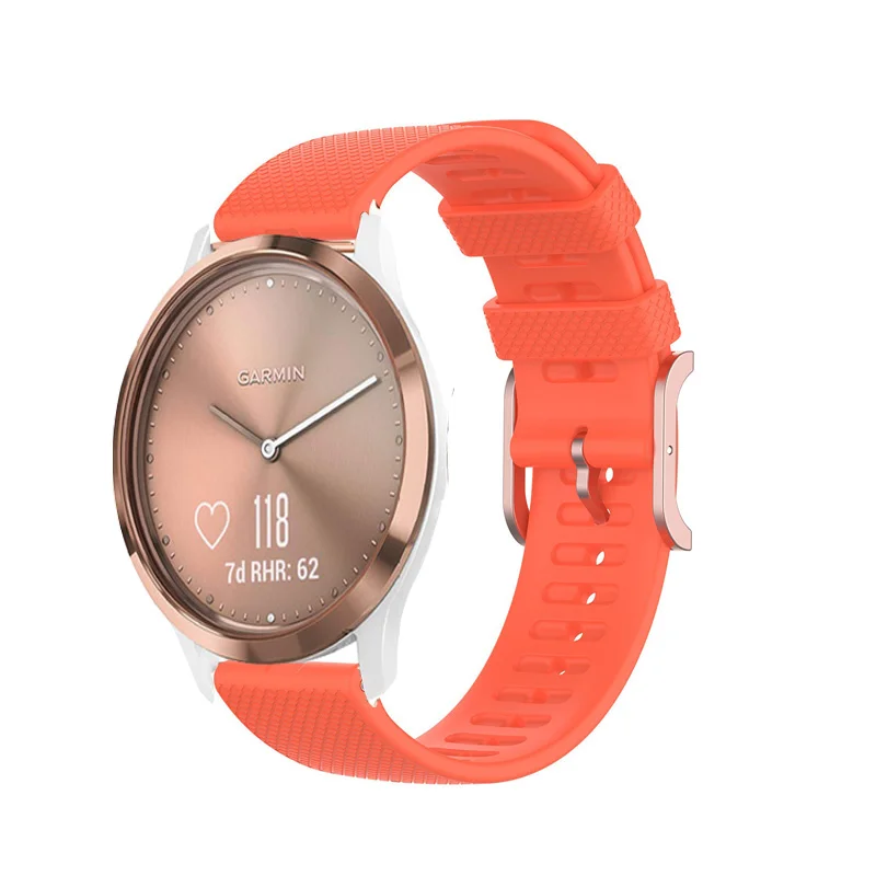 Correa de silicona para reloj Garmin Vivomove HR/3/Vivoactive 4/3/Venu 2/Luxe/Style, Correa de reloj de liberación rápida