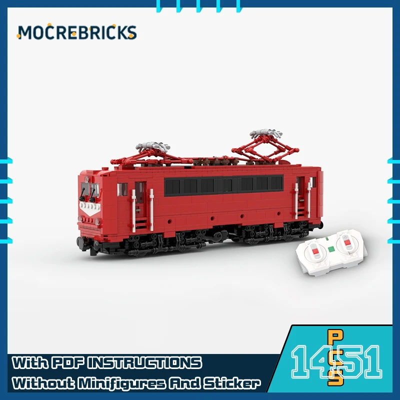 

MOC City Railway BR250 steam locomotive Model DIY Building Block Assembly Technology Bricks Toys For Child Gifts