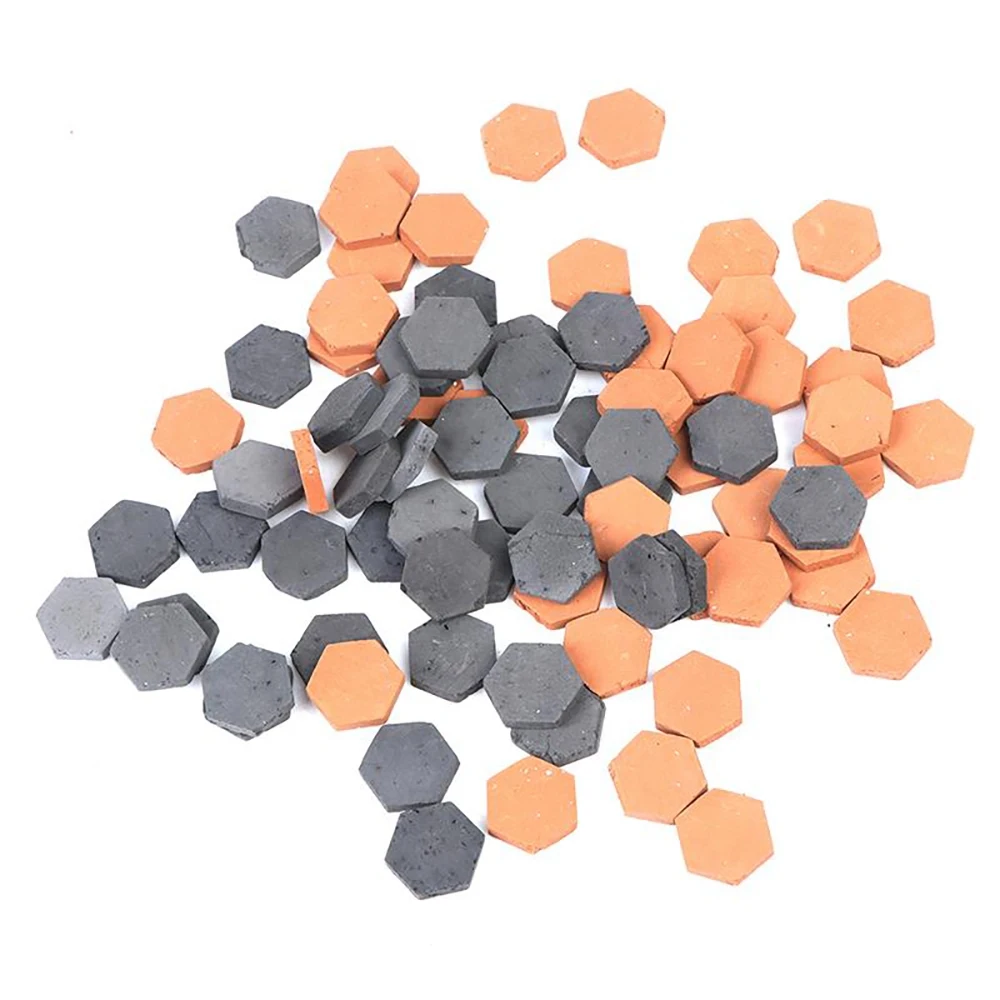 نموذج أحمر سداسي مصغر ، تصنعه بنفسك ، خرافية ، ملحقات حديقة ، لعبة ، مقياس دمية ، 40 روض