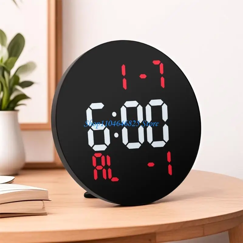 

Digital Clock With Temperature Humidity Sensors And Adjustable LED Brightness