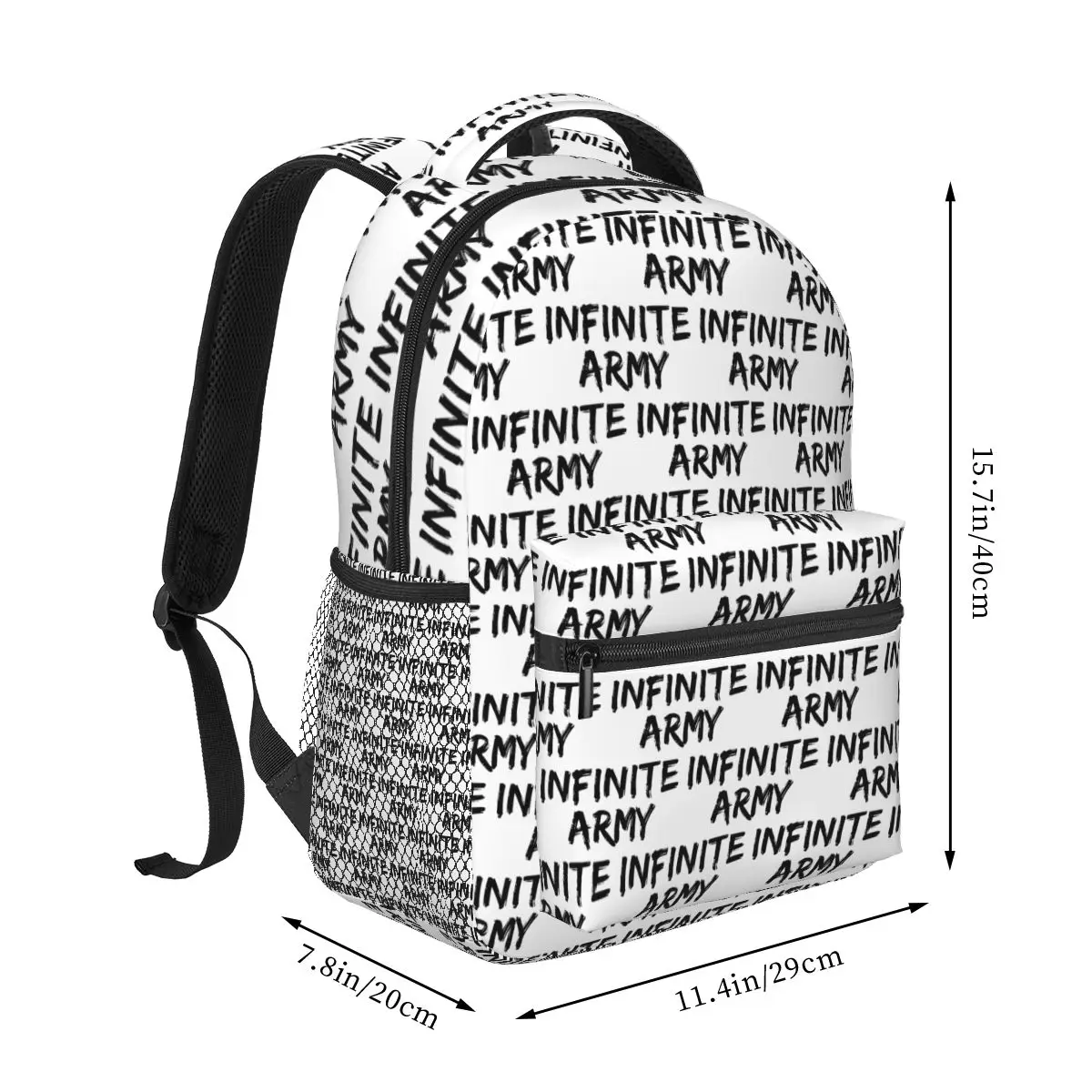Caylus Merch Infinite Army Student Backpack School Bag Hiking Travel Daypack for Boys Girls Fashion Bookbag Shoulder Bags