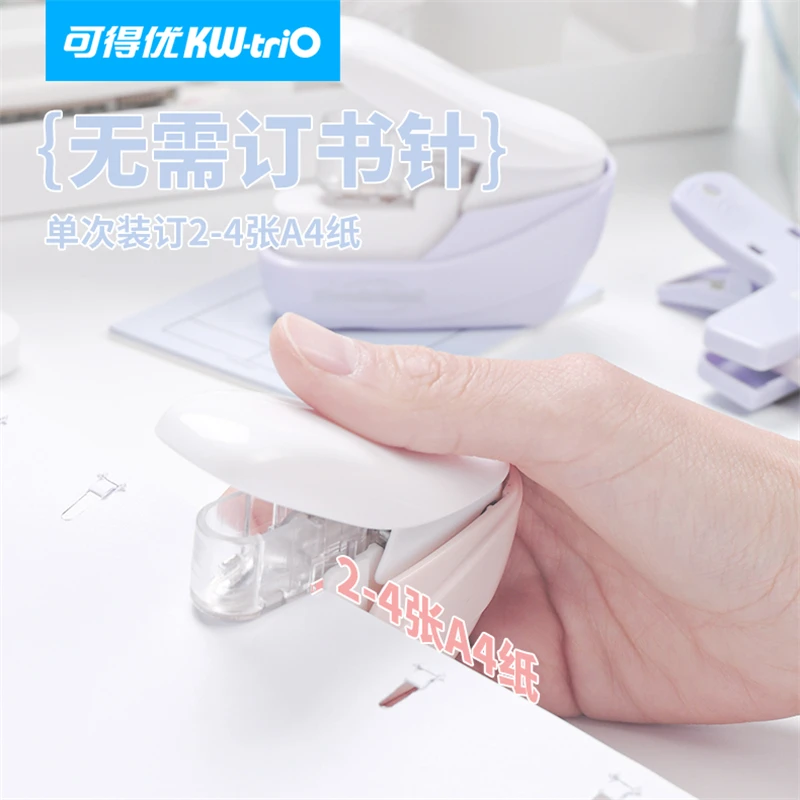 

No Nails No Staples Stapling Machine Mini Cute Book Stapleless Stapler Paper Stapling Stapler Without Staple Stapler Free