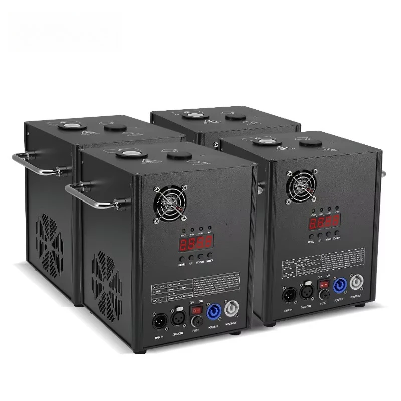 4-Piece air box 700W cold spark machine remote control, titanium alloy stage wedding/party celebration display equipment