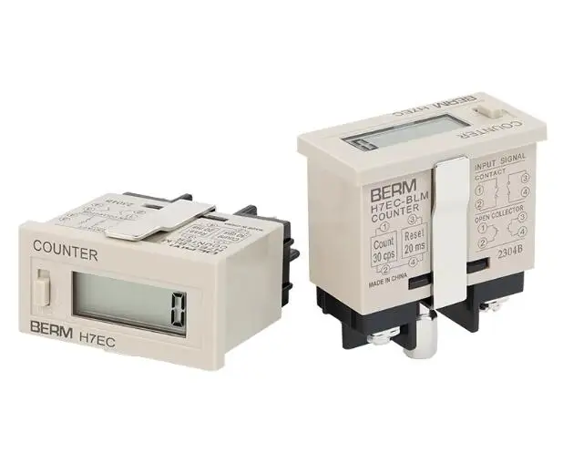 Licznik elektroniczny z wyświetlaczem cyfrowym H7EC-BLM H7ET-BVLM H7ET-BM H7EC-N Czas włączania i wyłączania urządzenia dziurkującego
