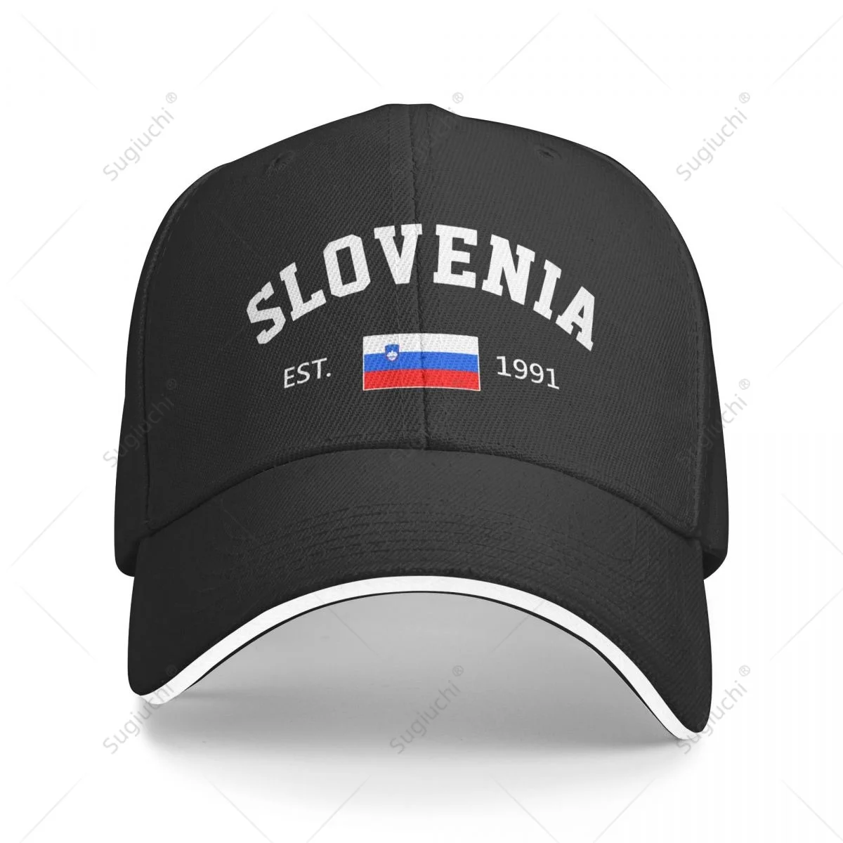 

Baseball Cap Slovenia EST.1991 Independence Day Men Women Unisex Hip Hop Sandwich Caps Snapback Golf Hat Fishing