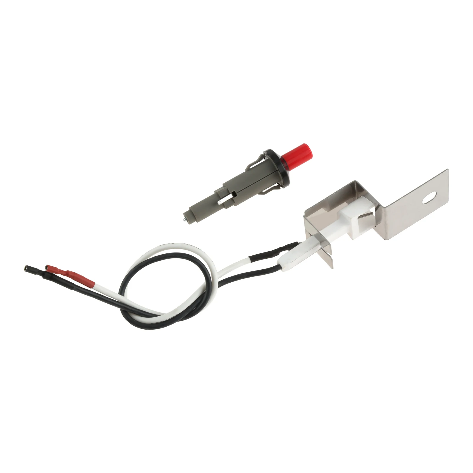 30cm Propane Gas Fire Pit Igniter Assembly Push Button Piezo Grill Igniter fit for Weber Q100 Q200 Gas Grill Weber 80462 Ignitor