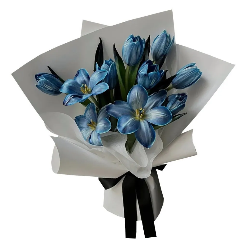 Floral Bouquet Wrapping Paper Waterproof Material Solid Color Gift Package Decoration Supplies For Wedding Florist Craft Sheets