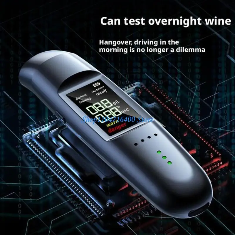 y1gd Compact Alcoholic Tester Featuring Fast Non Contact Detection USB Charging