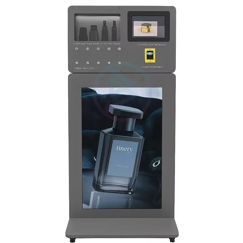 Automat do sprzedaży perfum z ekranem dotykowym Canada Steel, 100 ml, zgodny z ADA, na monety, zgodny z FDA