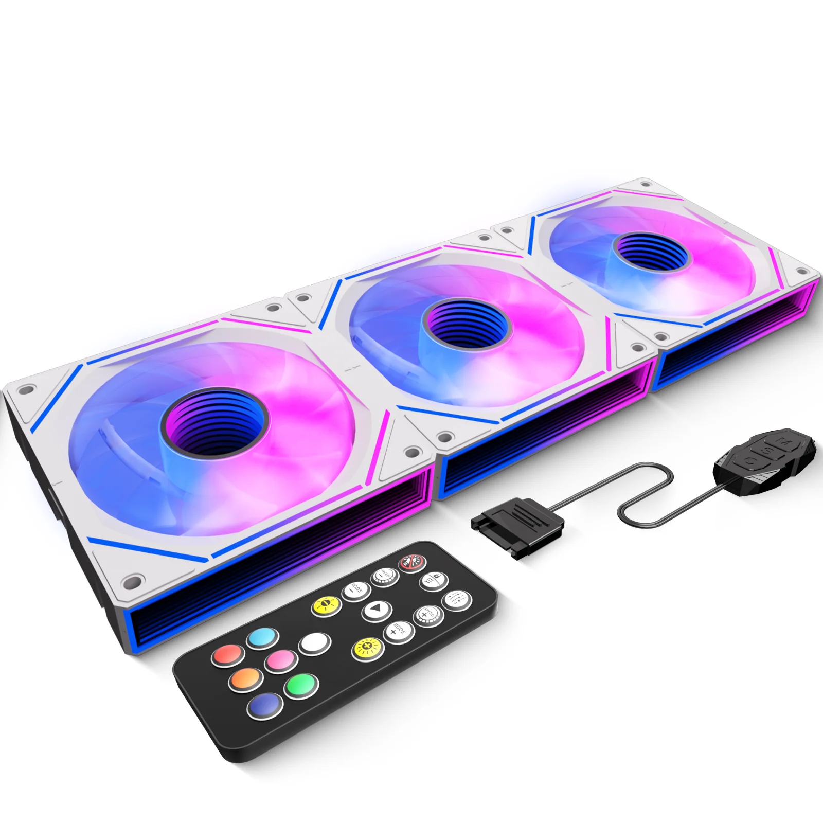 

Вентилятор GSCOLER FC120 12CM ARGB PWM для блока питания, 12В, большой объем воздуха 52.62CFM, 800-1800 об/мин - Вентилятор для охлаждения корпуса компьютера