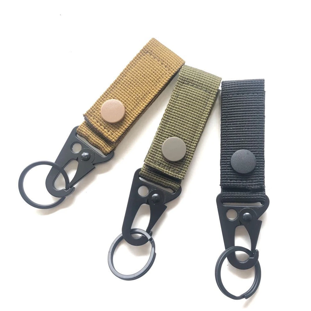 Camping Outdoor MOLLE Hanging Belt Light-Weight  Hanging Key Hook Buckle Hook Clip Clip Clamp