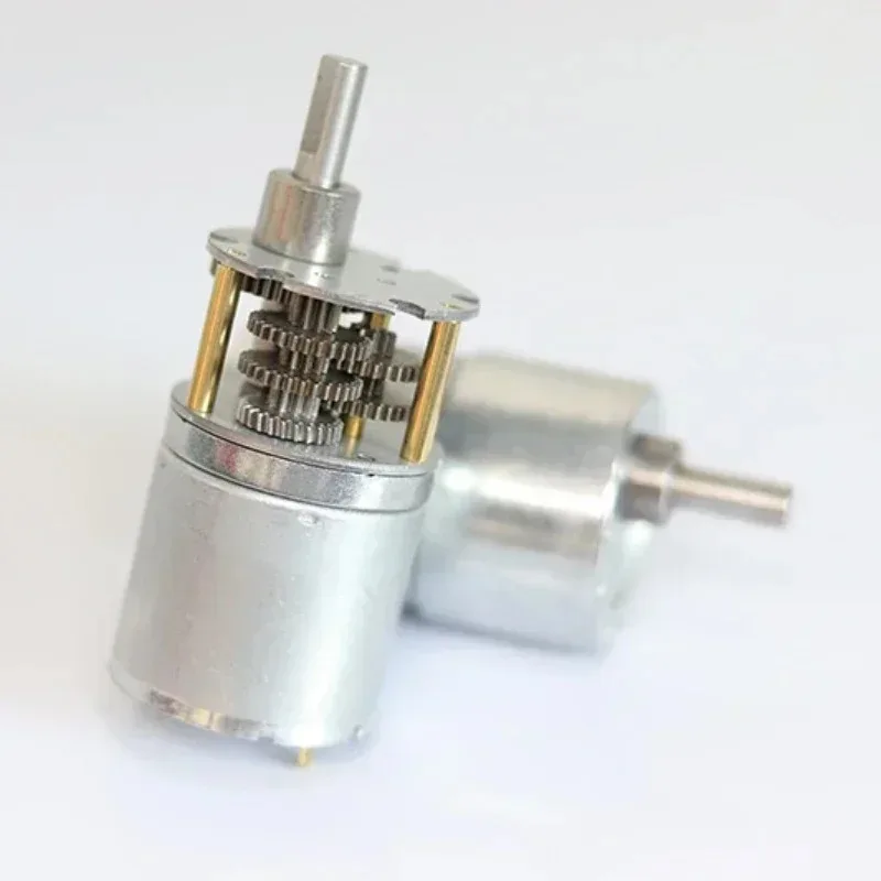 JGB37-3530 Miniature DC Deceleration Motor 7-600 Rpm Eccentric Shaft 12v24v All-metal Gear 37mm High Torque Motor.