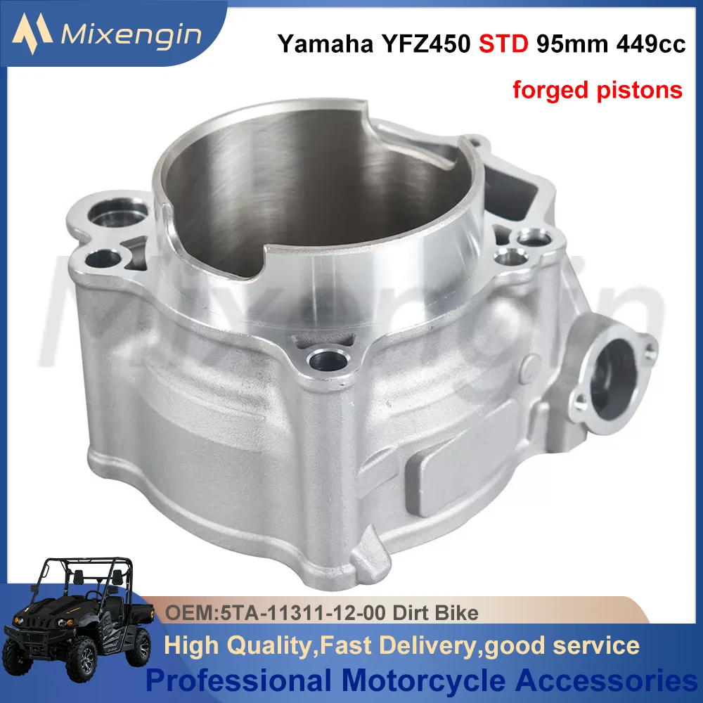 STD 95mm 449cc Motorcycle Engine Parts Ceramic Cylinder Block For Yamaha YZ450F WR450F YFZ450 YFZ450V 2003-2013 5TA-11311-12-00